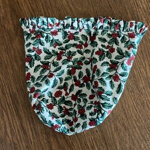 LONGABERGER CHRISTMAS SWEET BASIL T HOLLY BASKET LINER